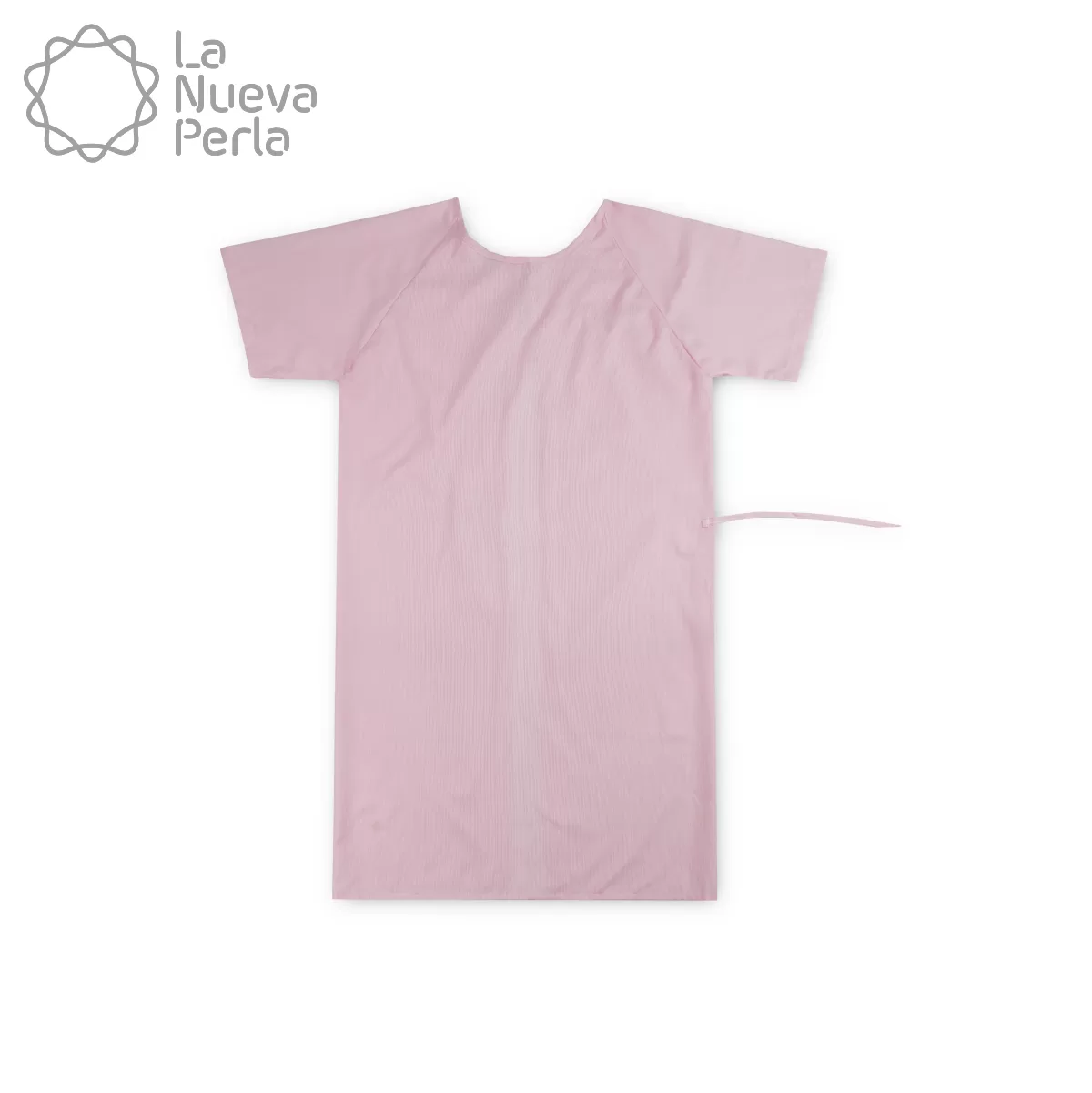 Bata de Paciente Mil Rayas Rosa: imagen 1
