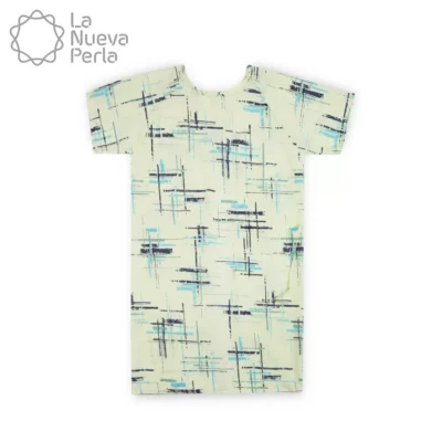 Bata de paciente Manchester Camuflaje Azul