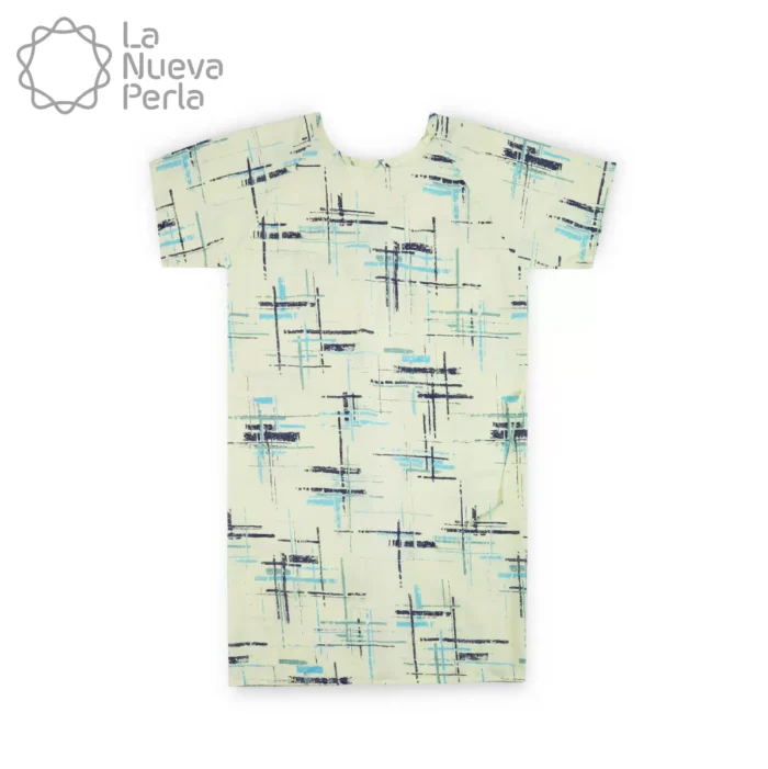 Bata de paciente Manchester Camuflaje Azul