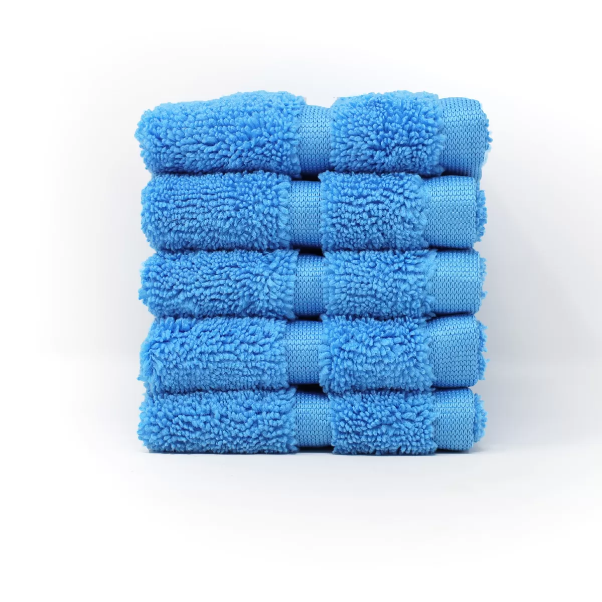 Toalla Facial Microfibra 30X30 Cm Azul Celeste: imagen 1