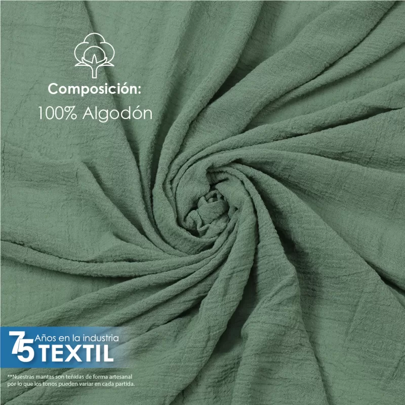 Gasa Teñida 1.90 M ancho Sage