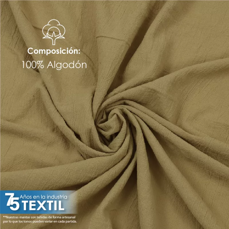 Manta Artesanal 1.90 M ancho Arena