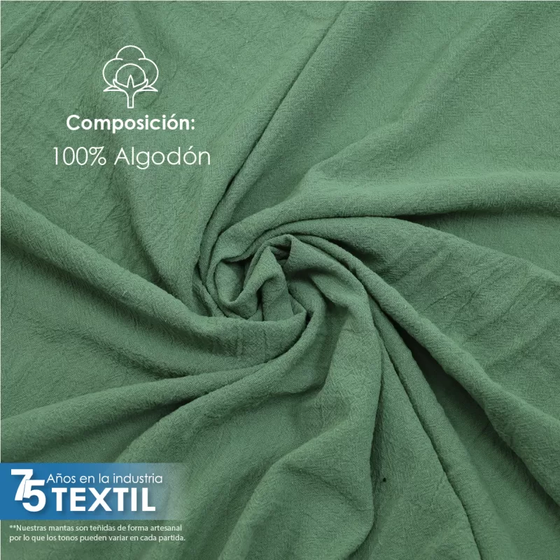 Manta Artesanal 1.90 M ancho Sage