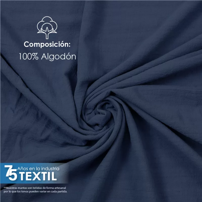 Manta Lino 1.70 M ancho Gris Plomo