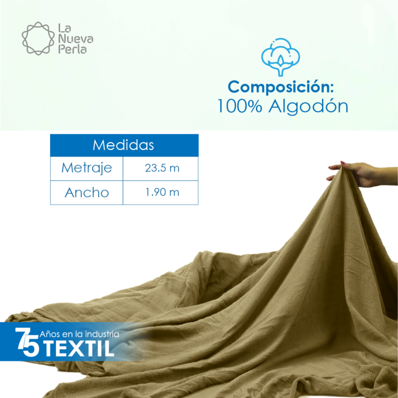 Gasa Teñida 1.90 M ancho Rojo