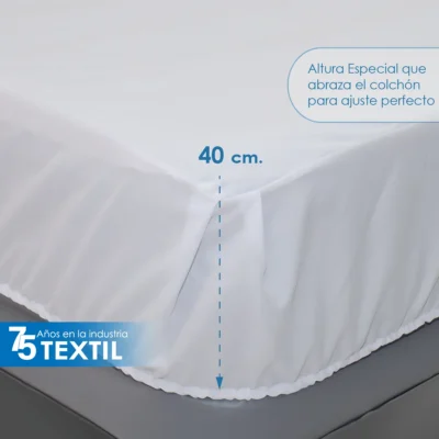 Cubre Colchón Ahulado (Impermeable) Queen Size Alto: imagen 4