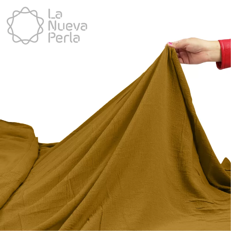 Gasa Teñida 1.90 M ancho Caramelo