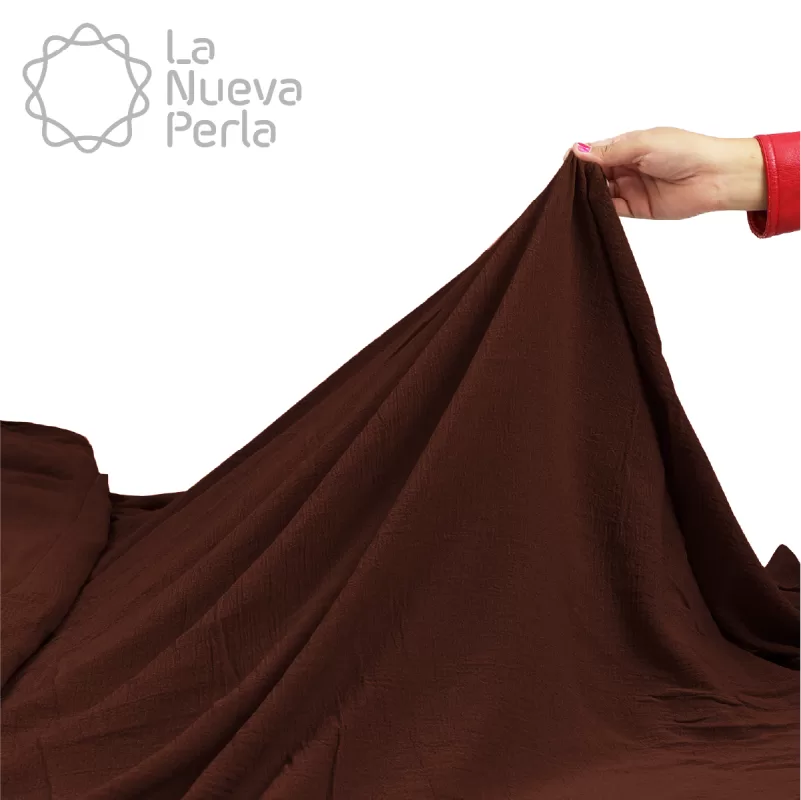 Gasa Teñida 1.90 M ancho Tabaco