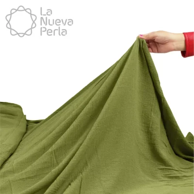 Gasa Teñida 1.90 M ancho Verde Infusión: imagen 5