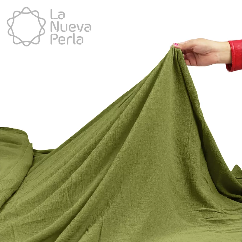 Gasa Teñida 1.90 M ancho Verde Infusión