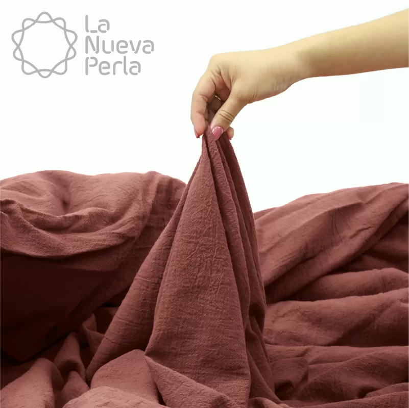 Manta Artesanal 1.90 M ancho Palo de Rosa