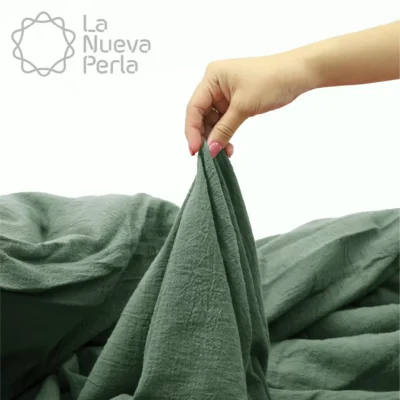 Manta Artesanal 1.90 M ancho Sage: imagen 5