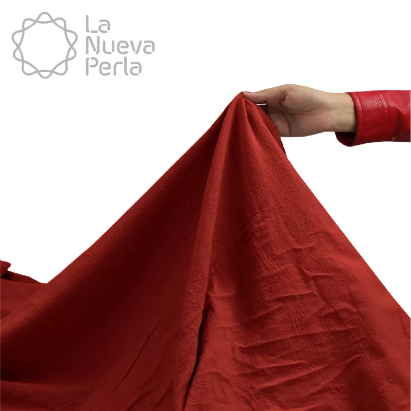 Manta Lino 1.70 M ancho Rojo