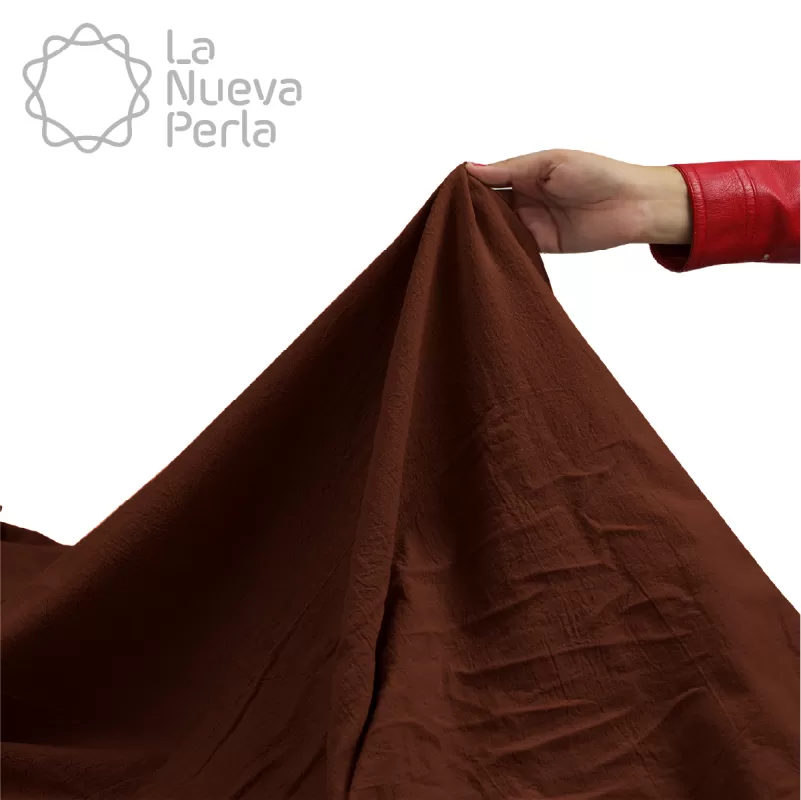 Manta Lino 1.70 M ancho Tabaco