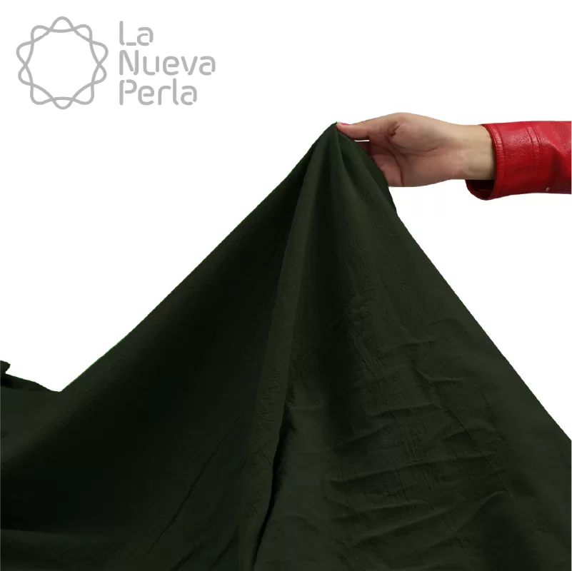 Manta Lino 1.70 M ancho Verde Militar