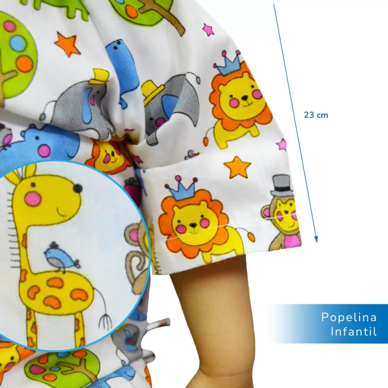 Bata de paciente Bebé talla: 0 - 2