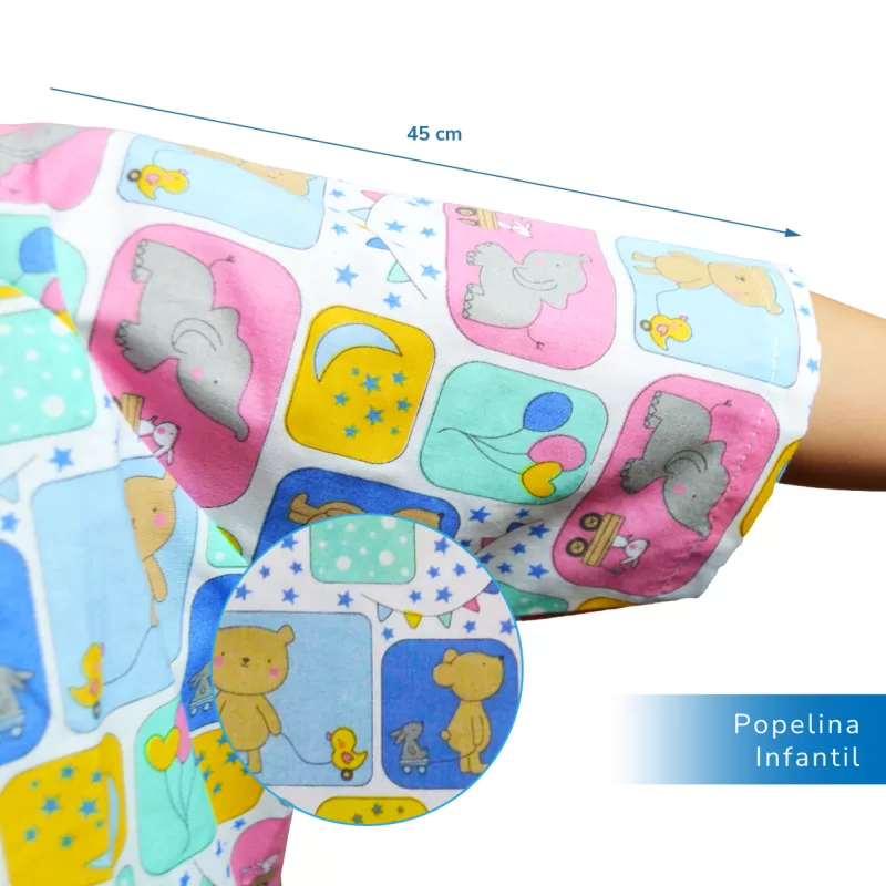 Bata de paciente Infantil talla: 6 - 8