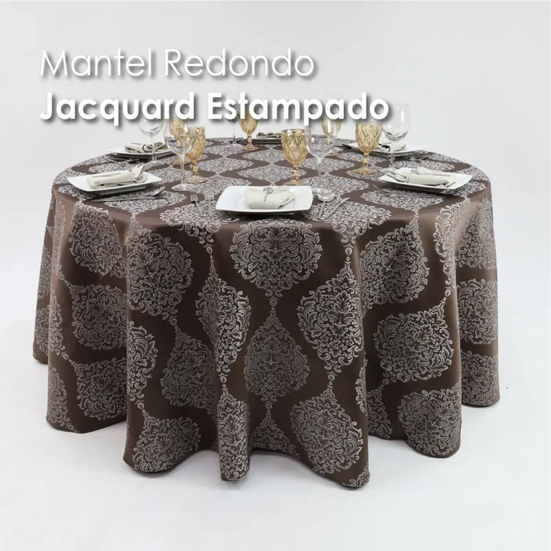 Mantel Yackard Redondo YE-177 CHOCOLATE