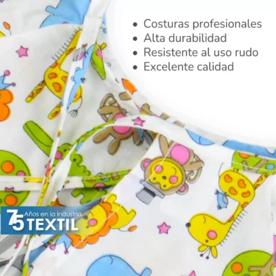 Bata de paciente Bebé talla: 0 - 2: imagen 5