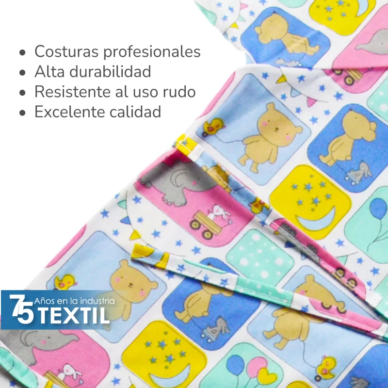 Bata de paciente Infantil talla: 6 - 8