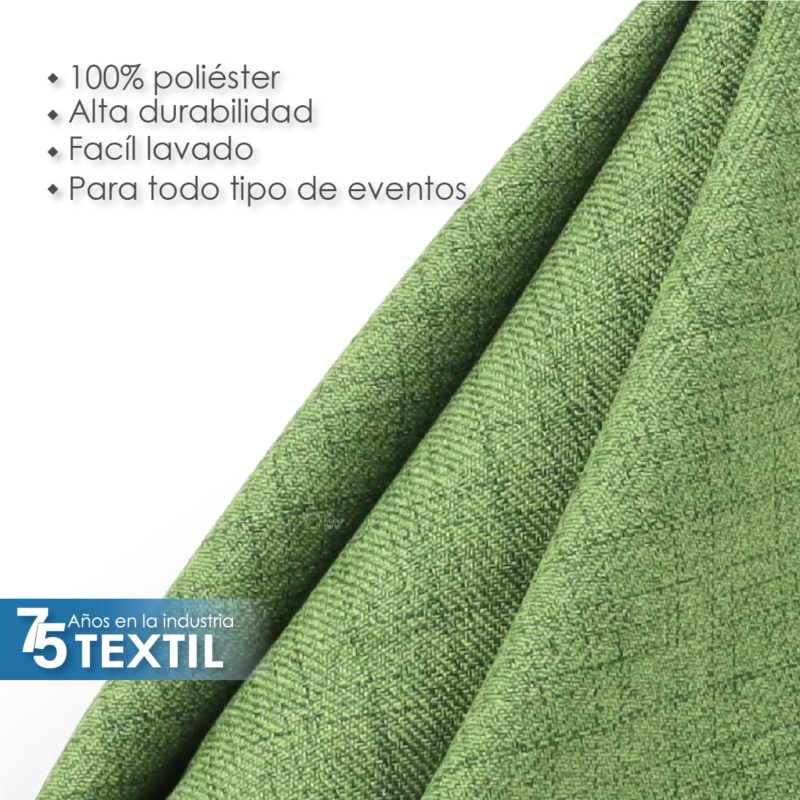 Servilleta Lino Venecia 45x45 cm Verde Aguacate