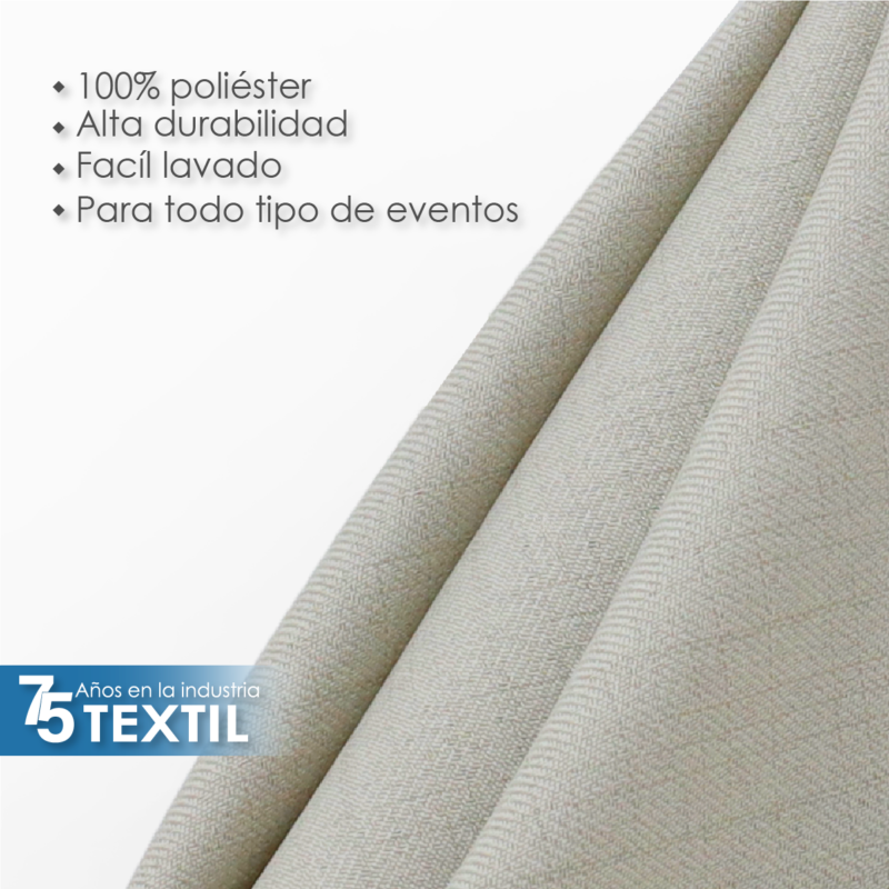 Servilleta Lino Venecia 45x45 cm Arena Claro