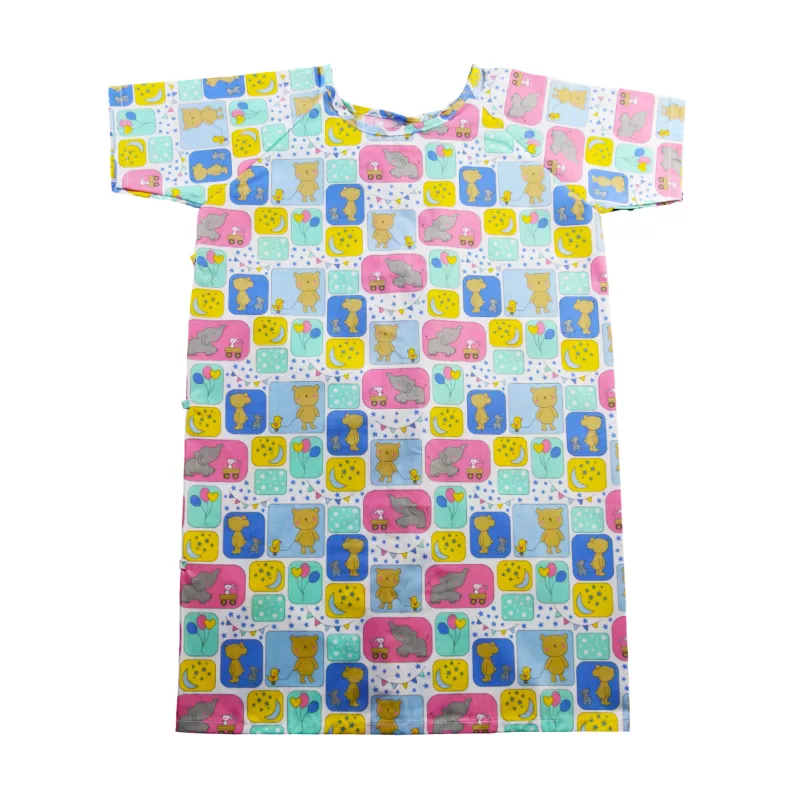 Bata de paciente Infantil talla: 6 - 8