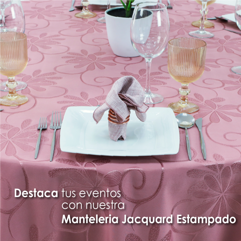 Mantel Yackard Redondo YE-260 PALO DE ROSA