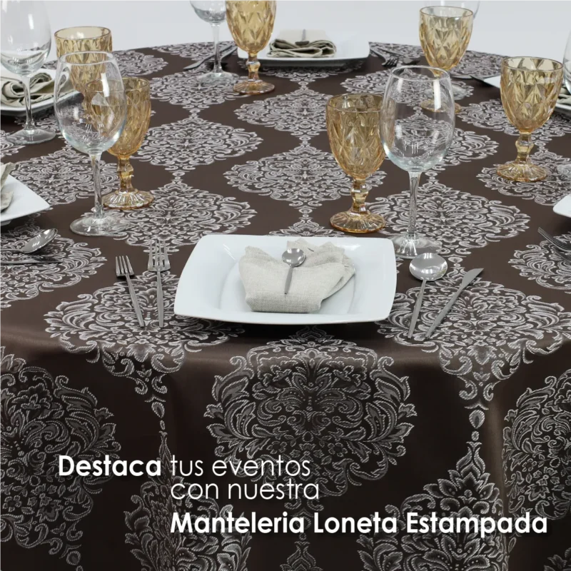 Mantel Yackard Redondo YE-177 CHOCOLATE