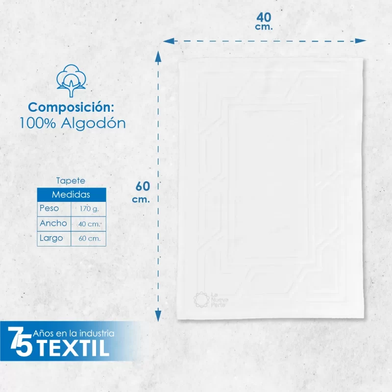 Toalla Real Tapete 60 X 40 CM 170 GRMS