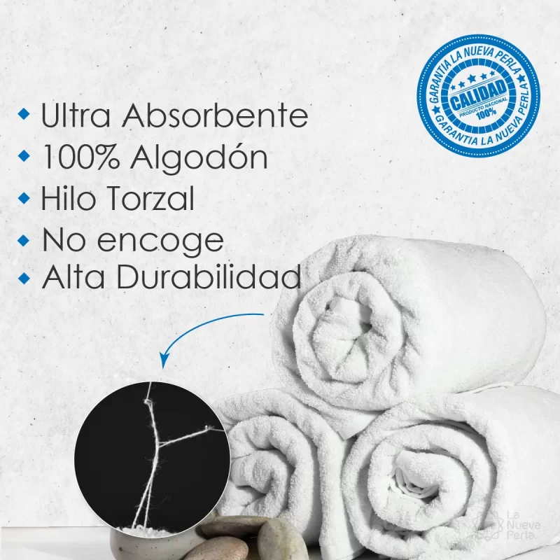Toalla Real Facial 30 X 30 CM 60 GRMS