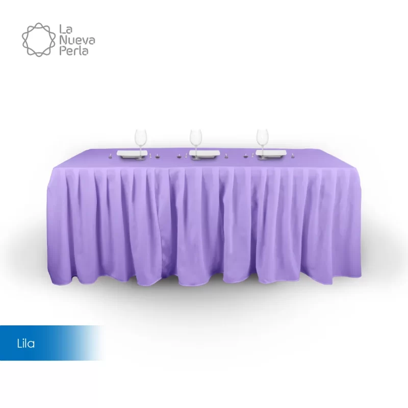 Bambalina Tergal Liverpool 244x76x74 cm (para tablón 244×75 cm) Lila