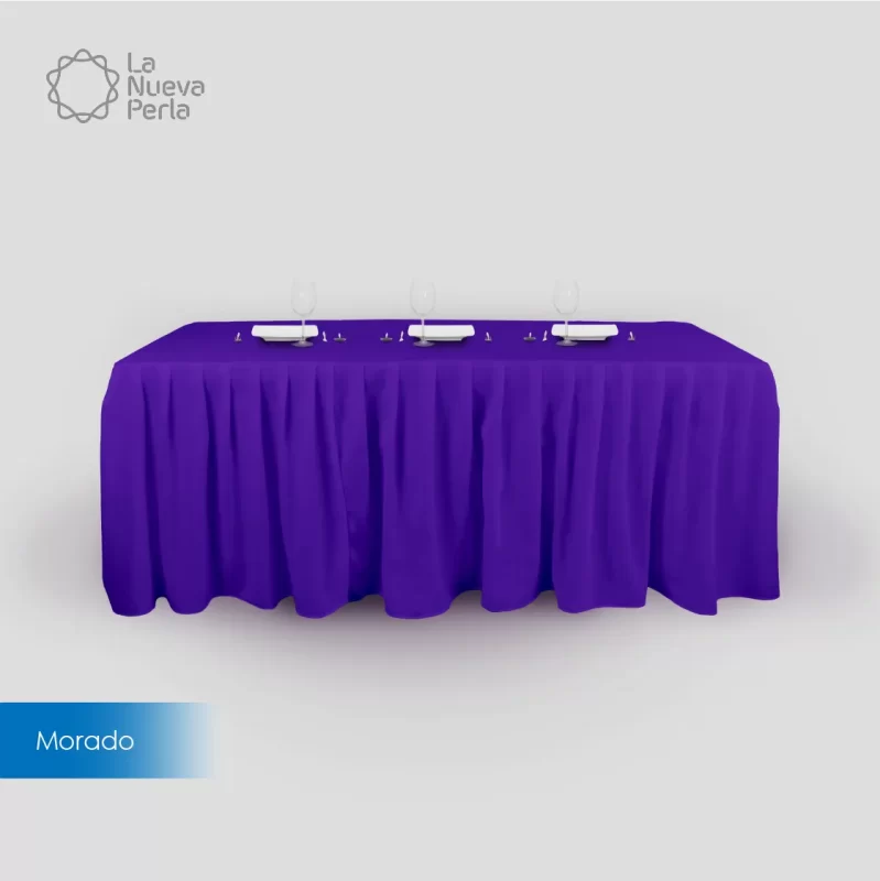 Bambalina Tergal Liverpool 244x76x74 cm (para tablón 244×75 cm) Morado