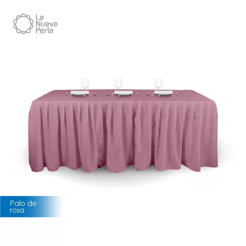 Bambalina Tergal Liverpool 244x76x74 cm (para tablón 244×75 cm) Palo de Rosa