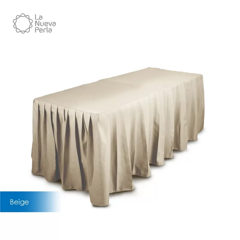 Bambalina Lino Venecia 244x75x75 cm (para tablón 244x75 cm) Beige