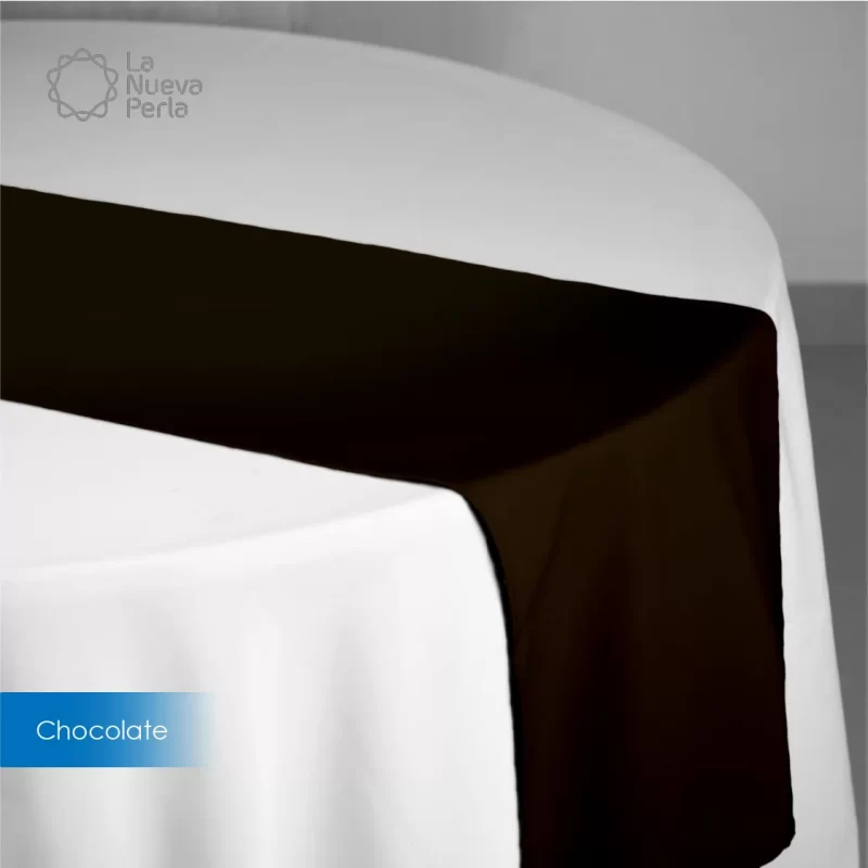 Camino de mesa Tergal Liverpool 50x200 Chocolate