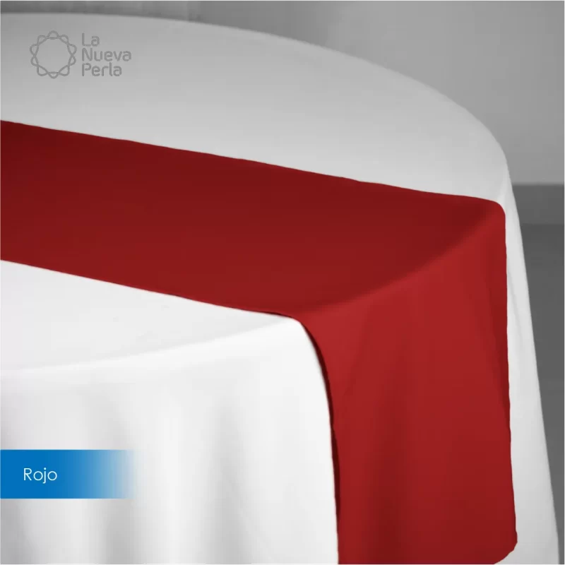 Camino de mesa Tergal Liverpool 50x200 Rojo