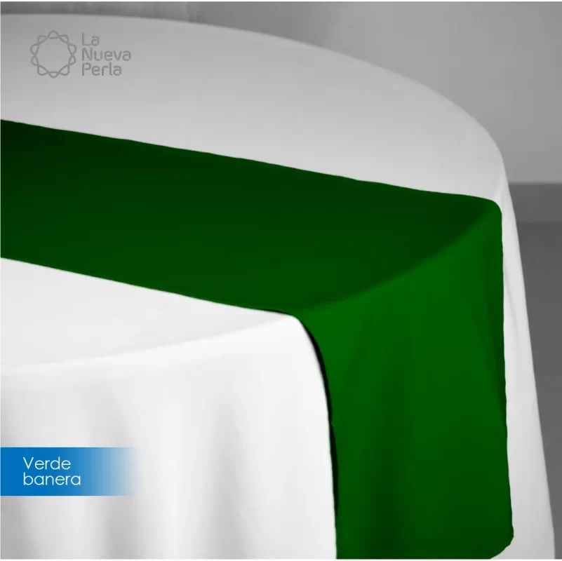 Camino de mesa Tergal Liverpool 50x250 cm Verde Bandera