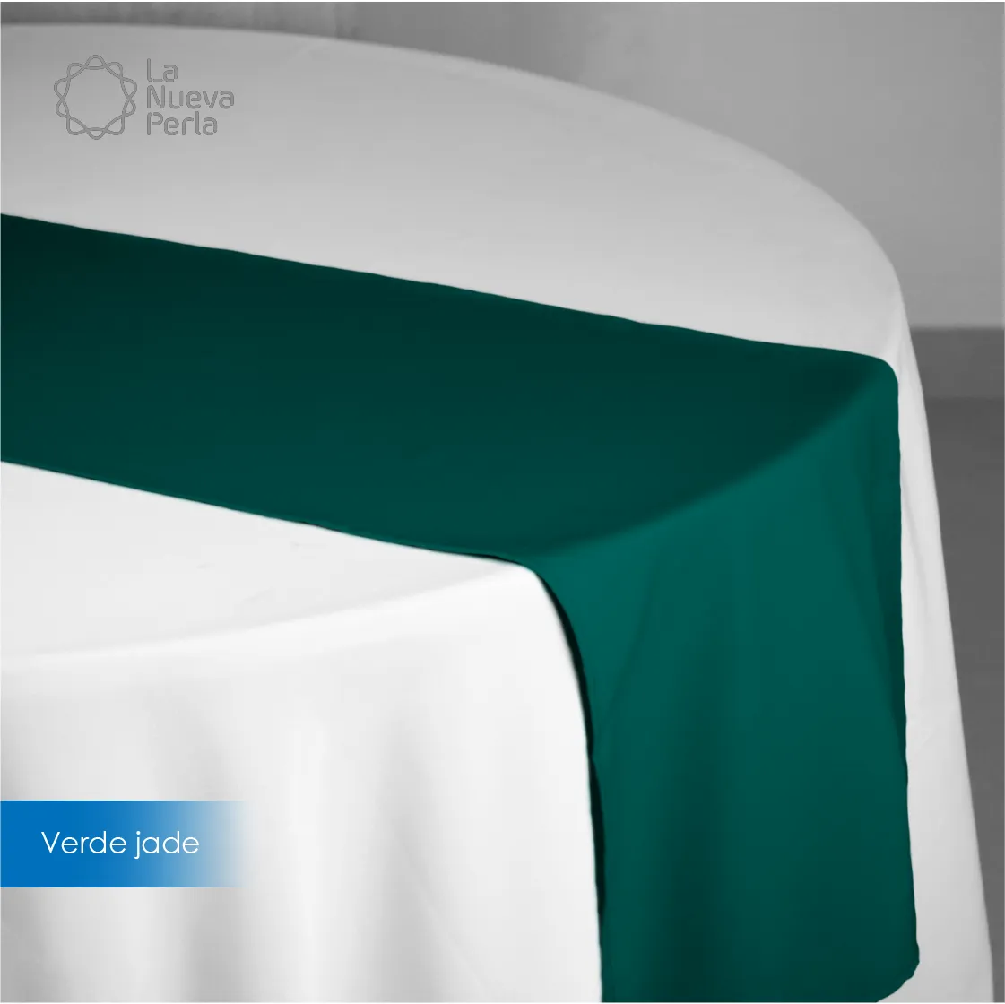 Camino de mesa Tergal Liverpool 50x225 Verde Jade: imagen 1