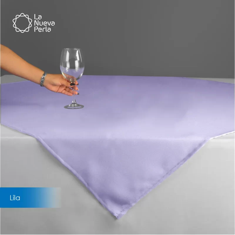 Cubre mantel Tergal Liverpool 145x145 cm Lila
