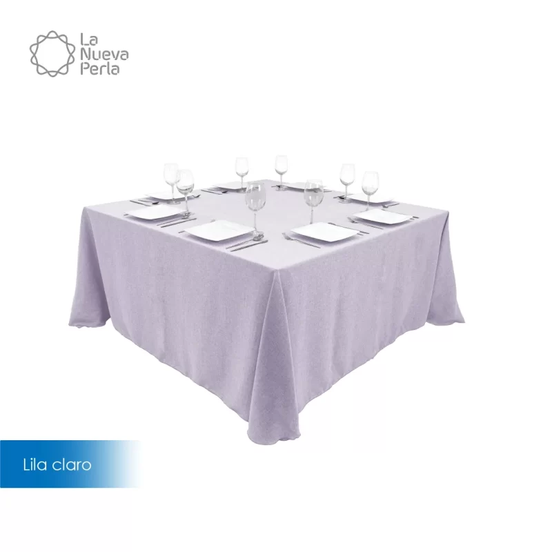 Mantel Imperial Lino Ginebra 2.90 X 2.90 M Lila