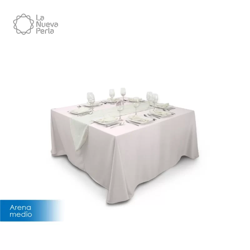 Mantel Imperial Lino Venecia 2.90 X 2.90 M Arena Medio
