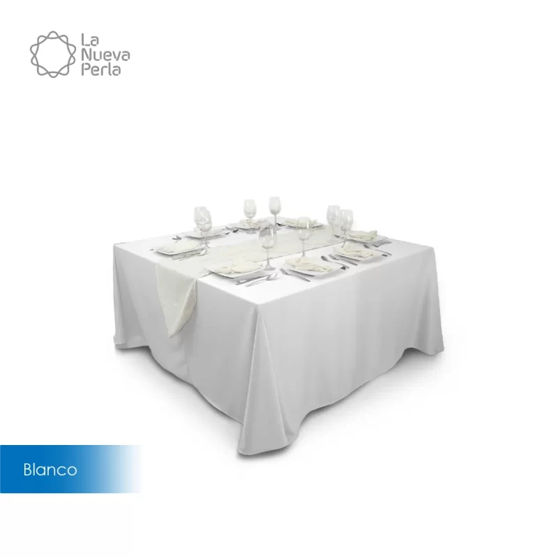 Mantel Imperial Lino Venecia 3X3 MT Blanco