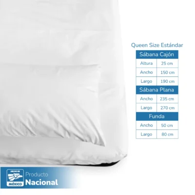 Juego de Sábanas 144H Queen Size 25 cm: imagen 2