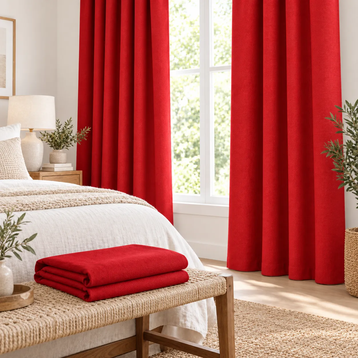 Loneta ECO 1.50 M ancho Rojo 225 gr: imagen 6