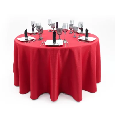 Mantel Yackard Redondo YE-227 VENECIA ROJO