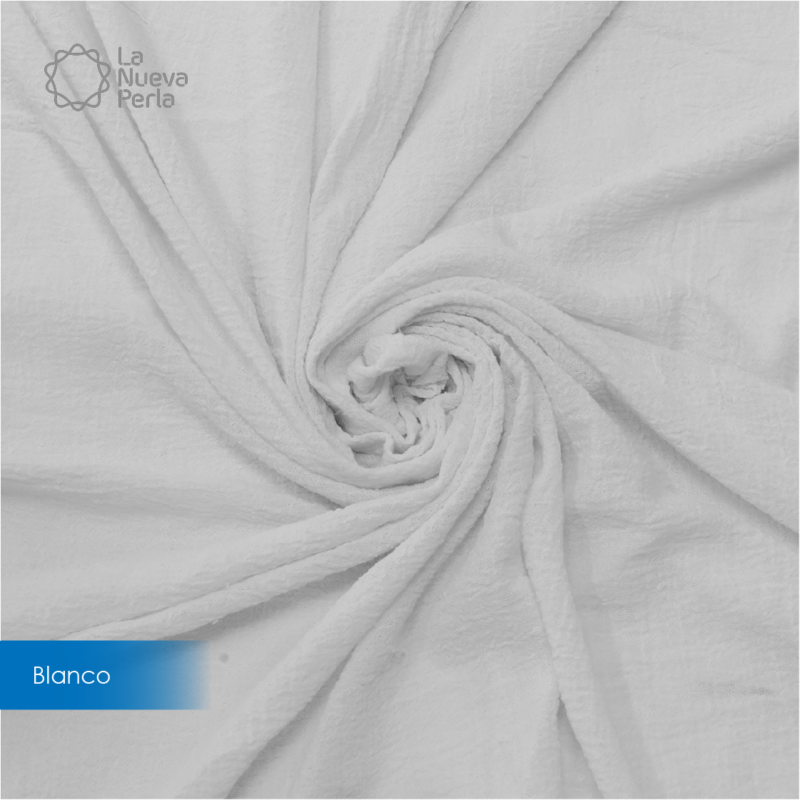 Manta Artesanal Blanqueada 1.90 M ancho