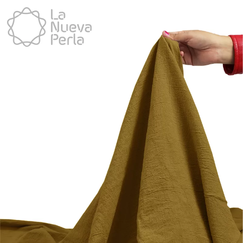 Manta Artesanal 1.90 M ancho Caramelo