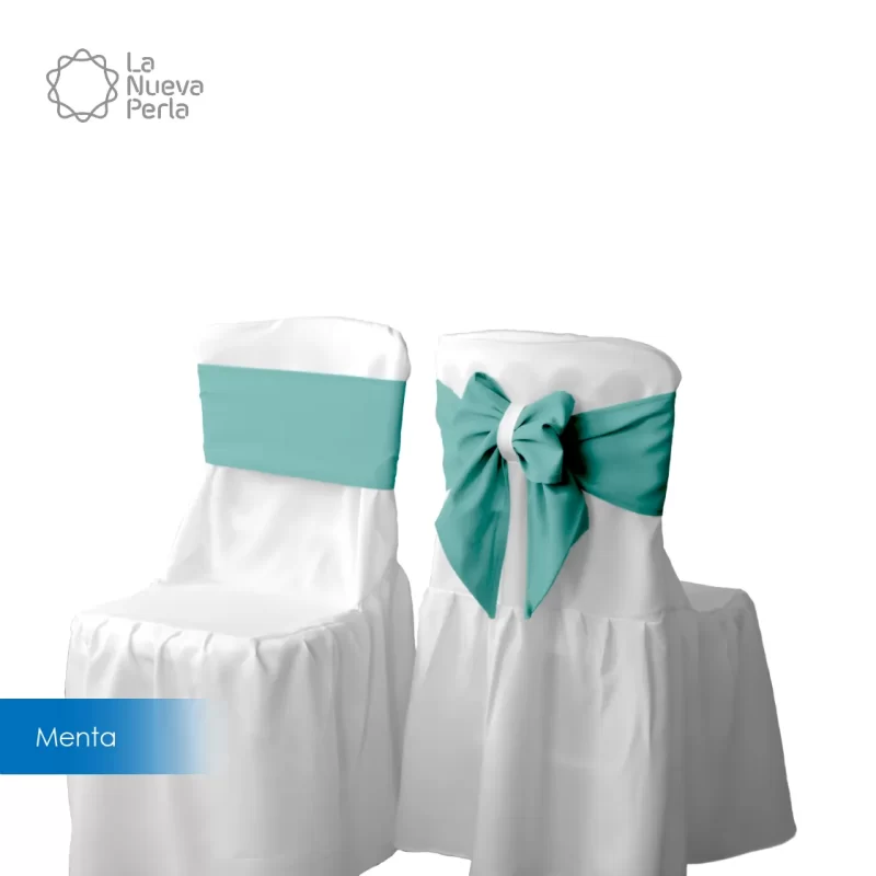 Moño Tergal Liverpool 16x170 cm Menta