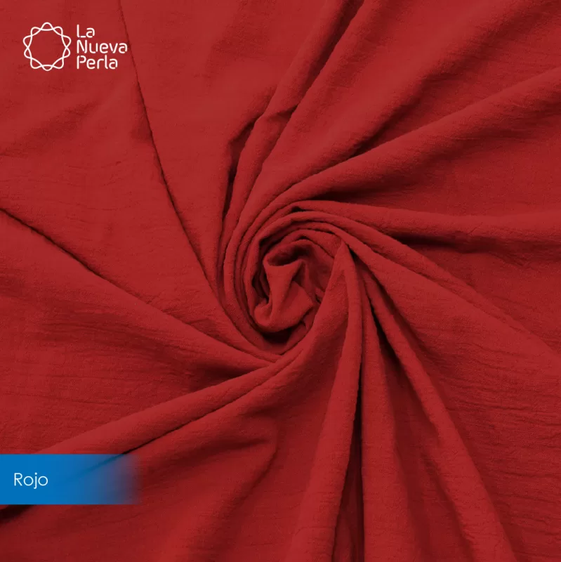 Manta Lino 1.70 M ancho Rojo